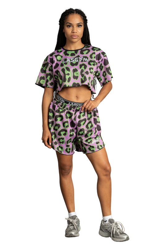 QUINN SHORTS LEOPURADA