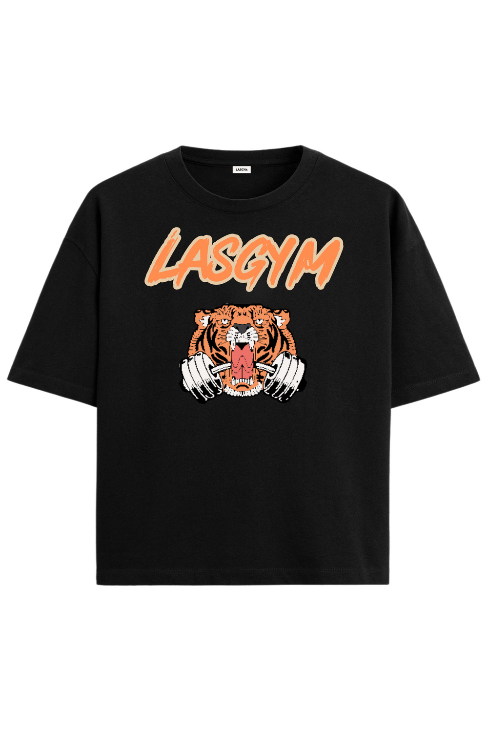 Camiseta oversize OLD TIGER AZUL UNISEX