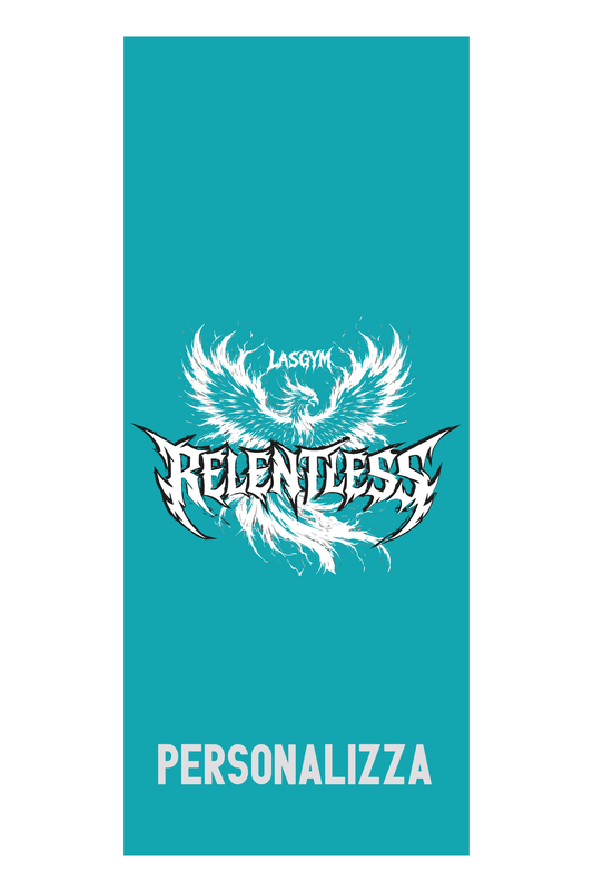 GYM TOWEL relentless Personalizzabile