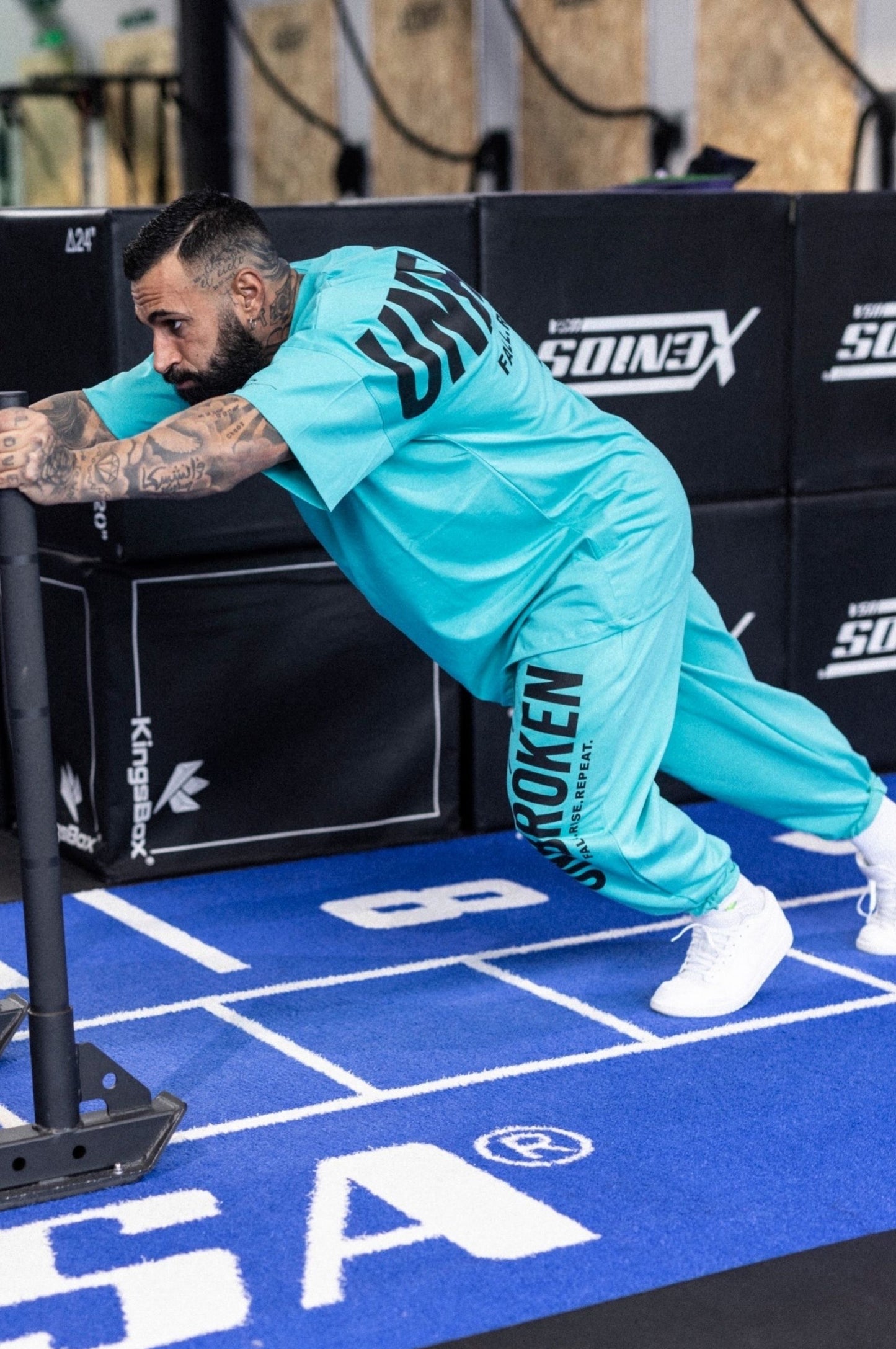 Pantalón Sacramento oversize Celeste EdT UNISEX