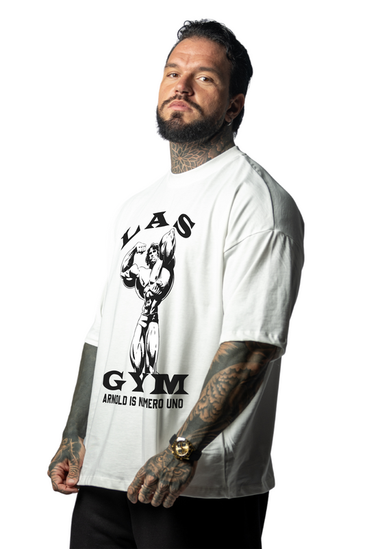 Camiseta oversize OLD TIGER AZUL UNISEX