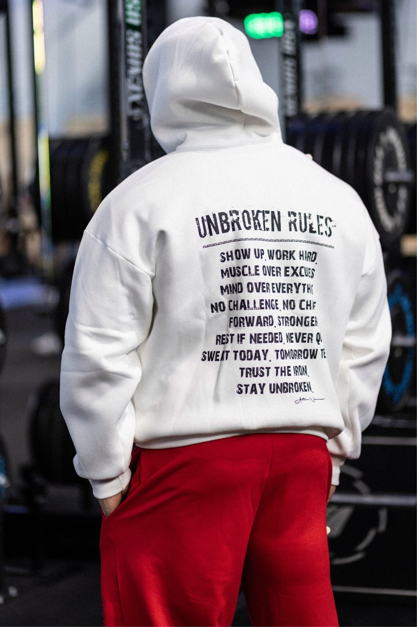 Felpa con Zip UNBROKEN RULES