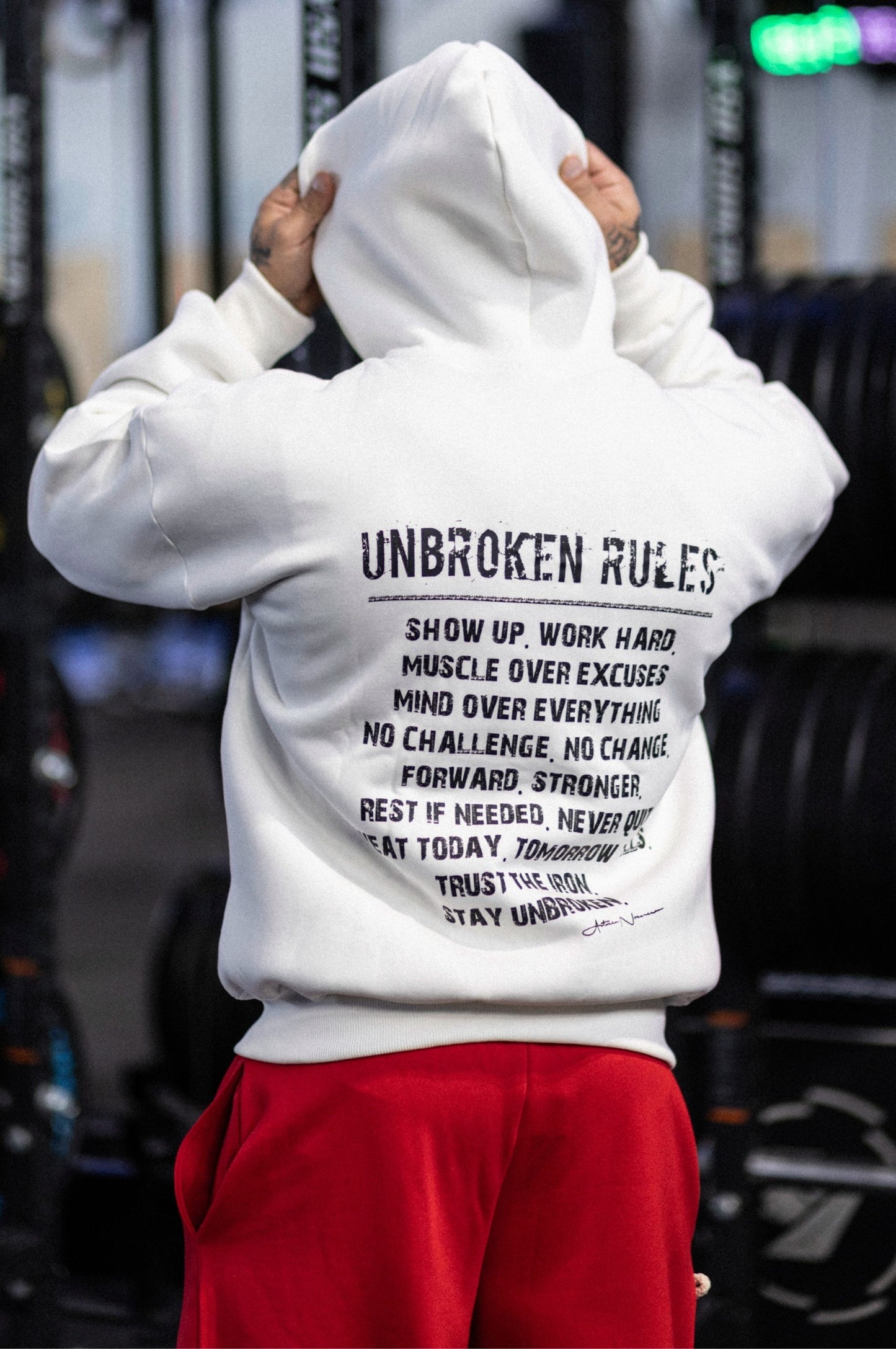 Felpa con Zip UNBROKEN RULES