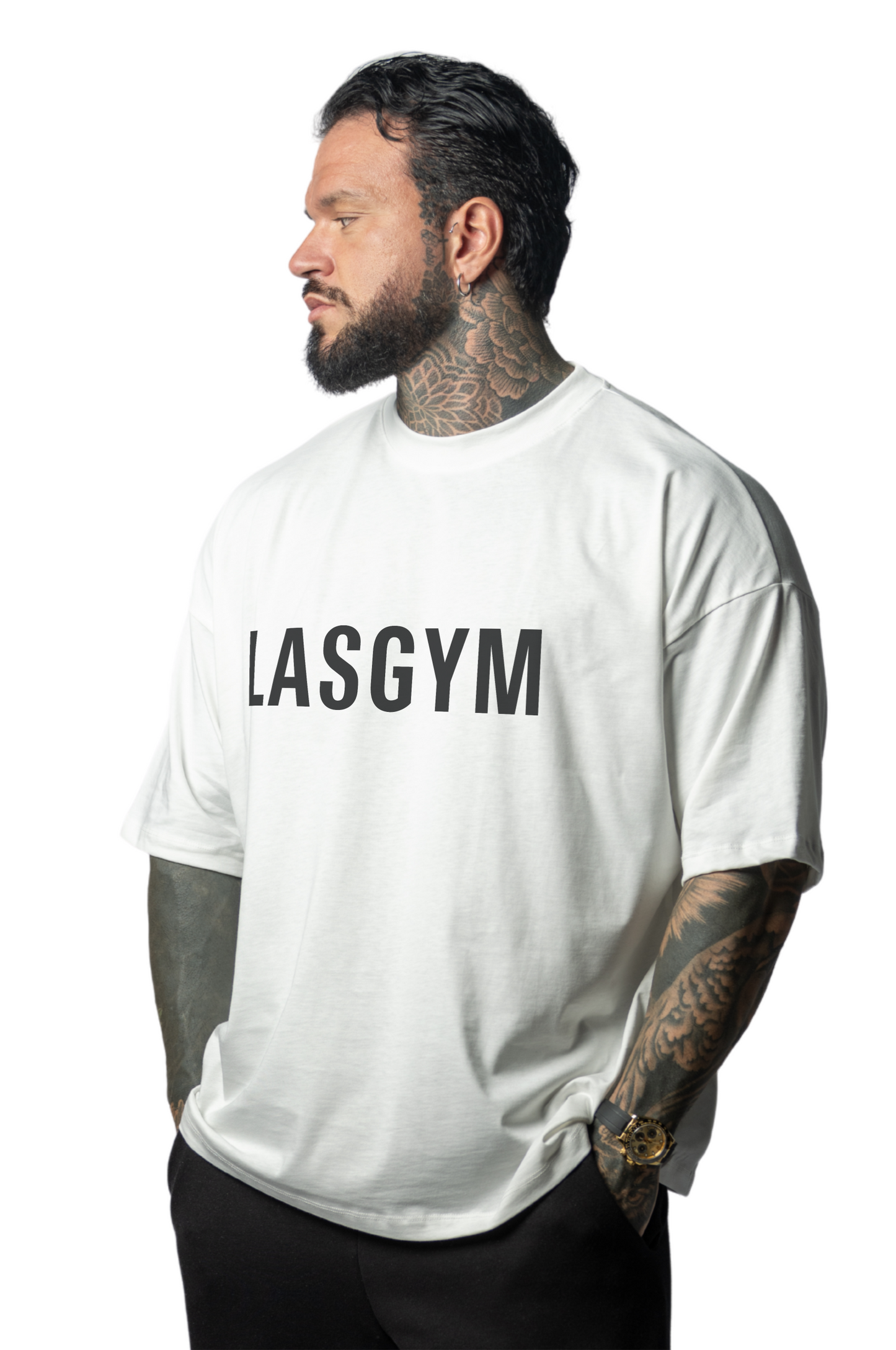 Camiseta oversize OLD TIGER AZUL UNISEX