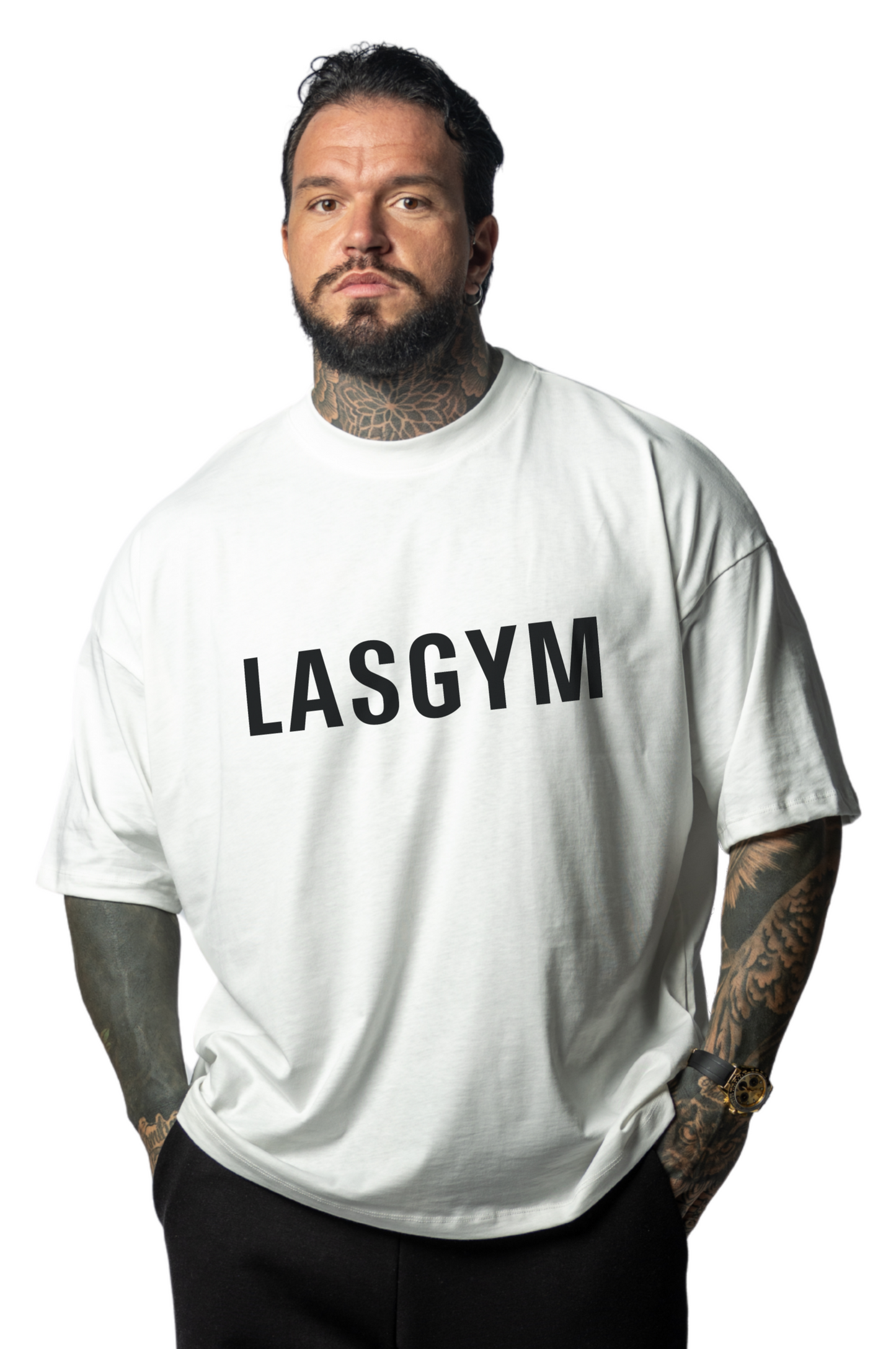 Camiseta oversize OLD TIGER AZUL UNISEX