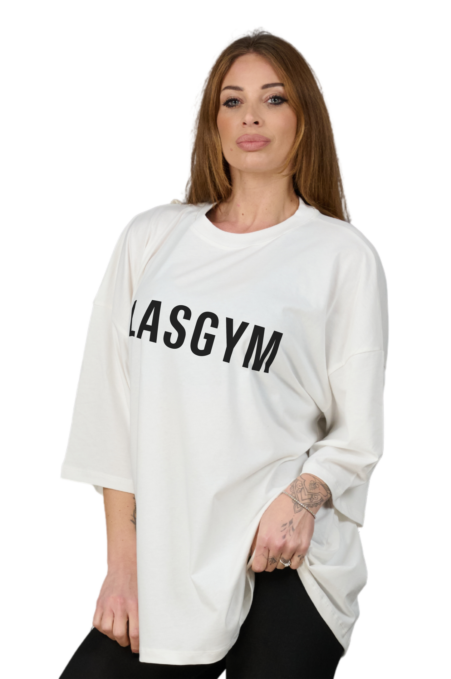 Camiseta oversize OLD TIGER AZUL UNISEX