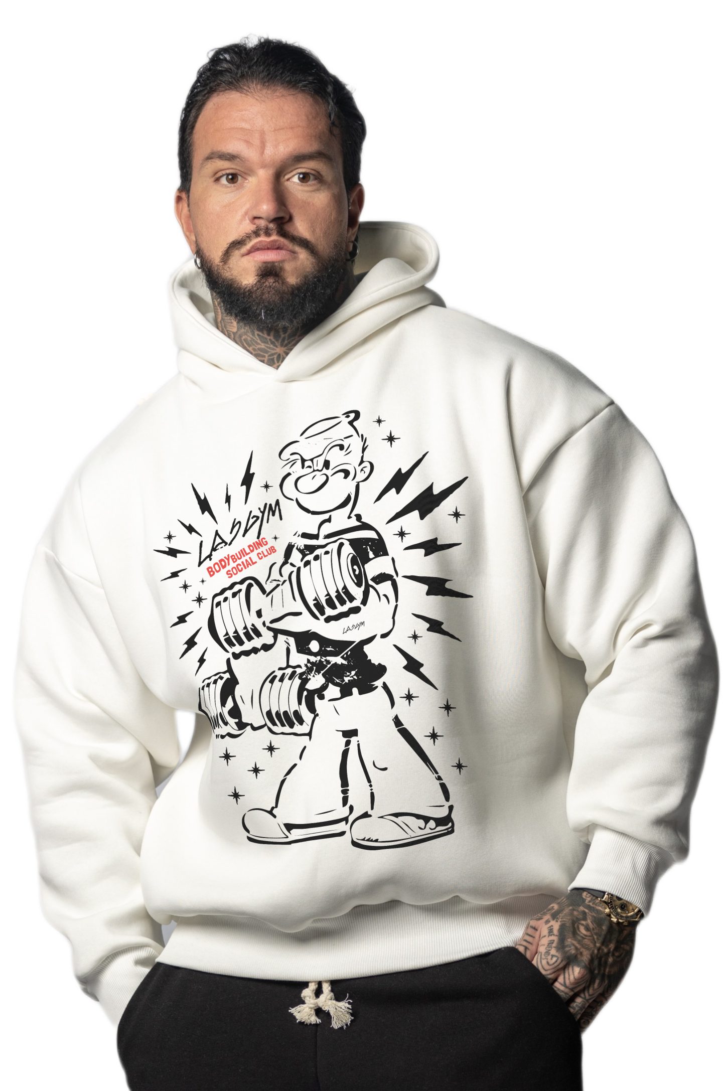 Felpa Cappuccio INVERNALE Braccio Di Ferro