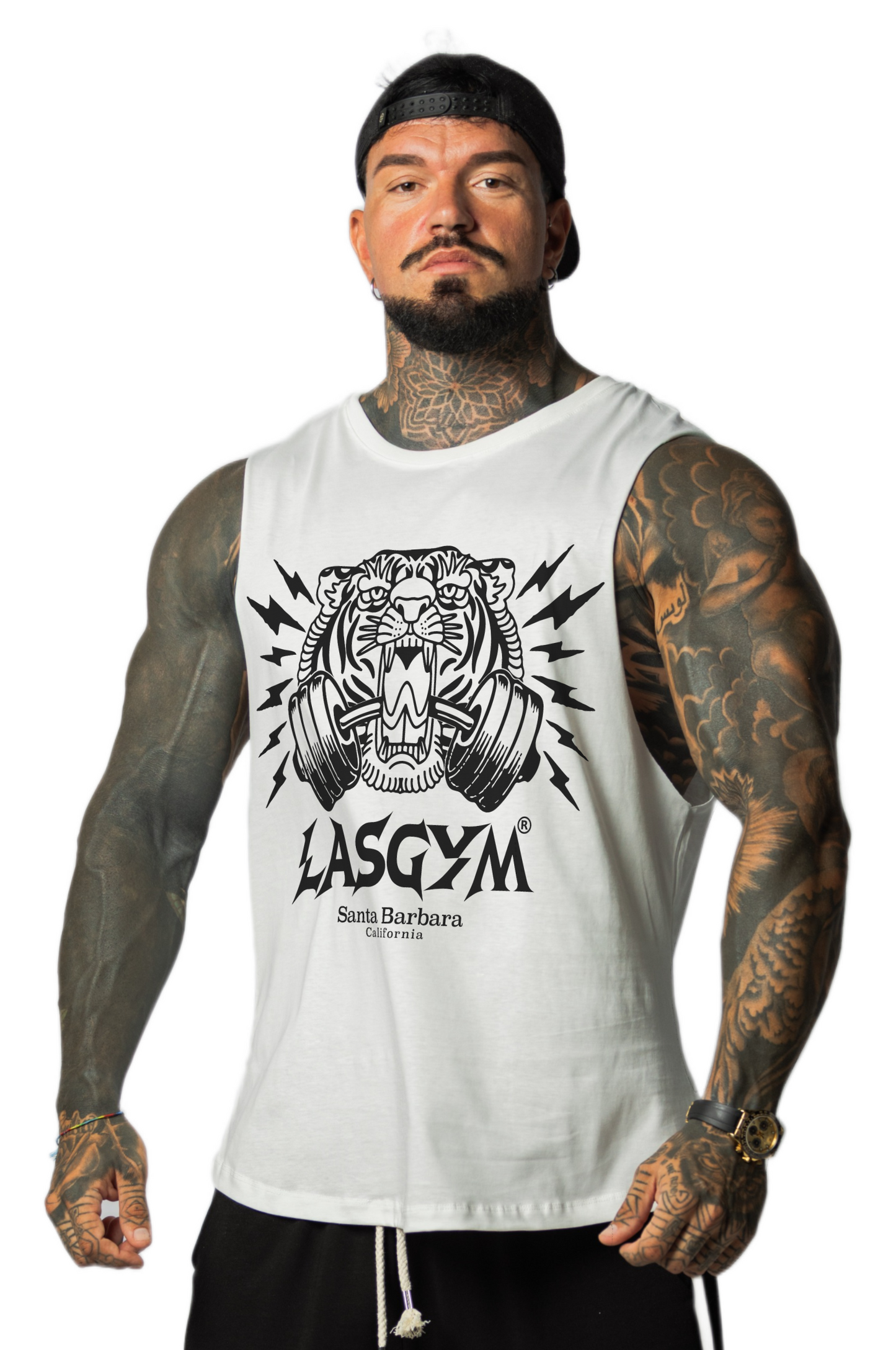 Camiseta sin mangas al atardecer