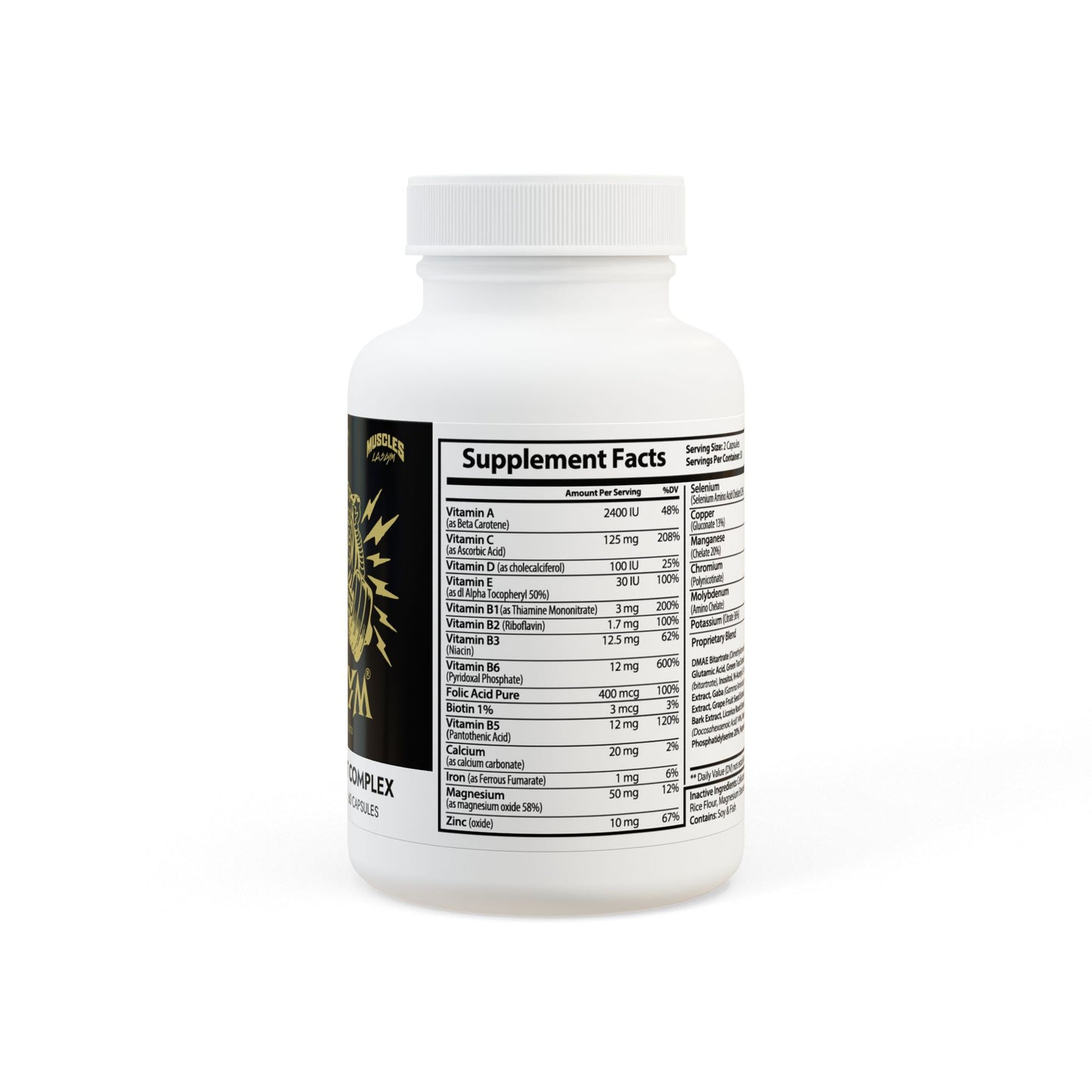 Lasgym® Brain Support Complex Supplement (60 Capsules)
