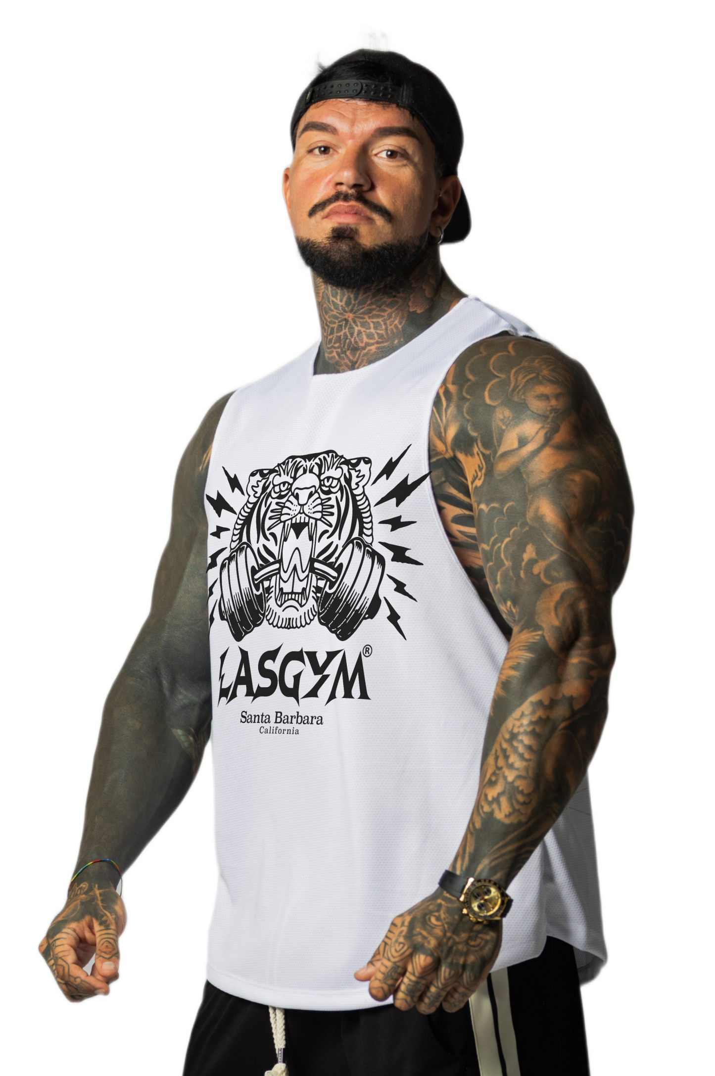 Camiseta sin mangas al atardecer