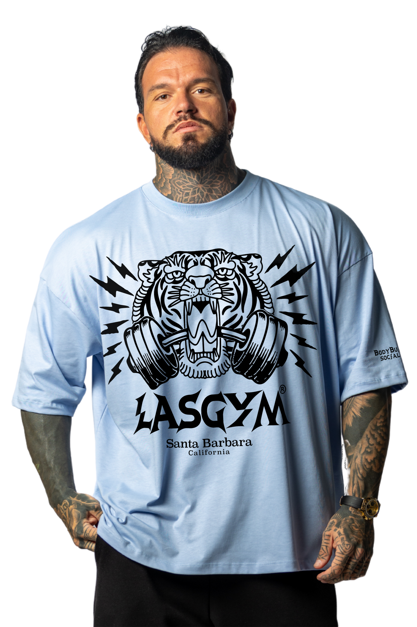 T-shirt S.Over Silverlake BLACK