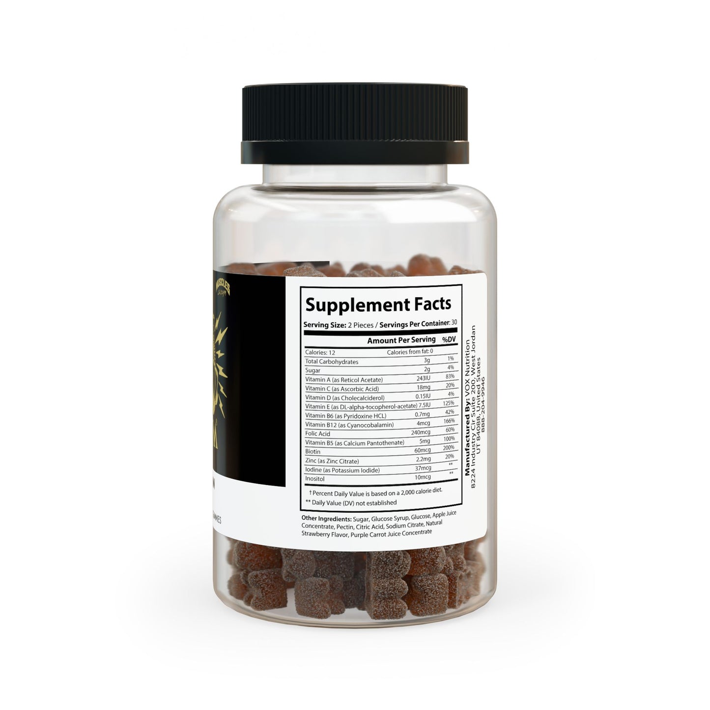 Lasgym® Multivitamin Gummies for Adults (60 Gummies)