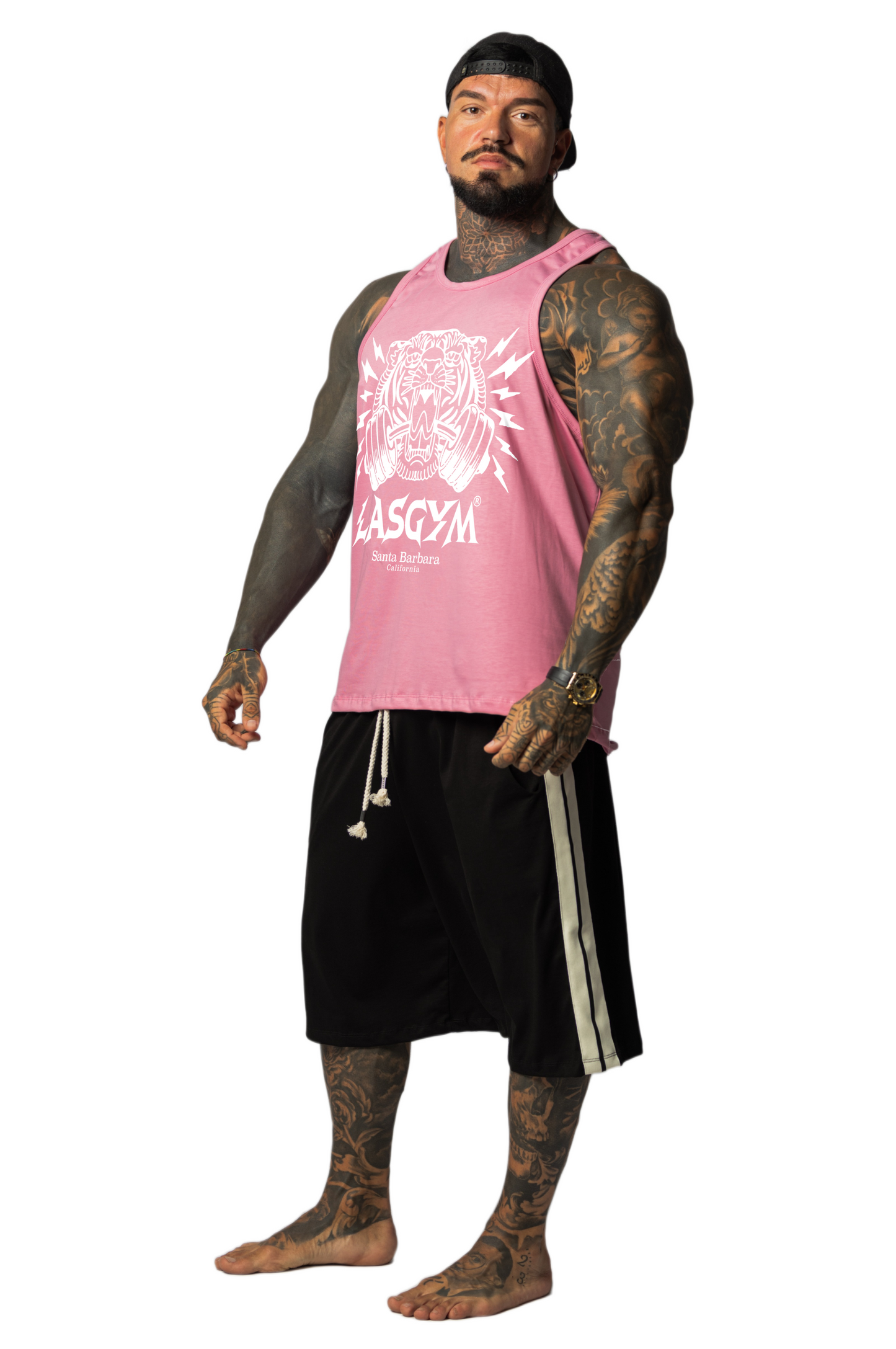 Camiseta sin mangas al atardecer