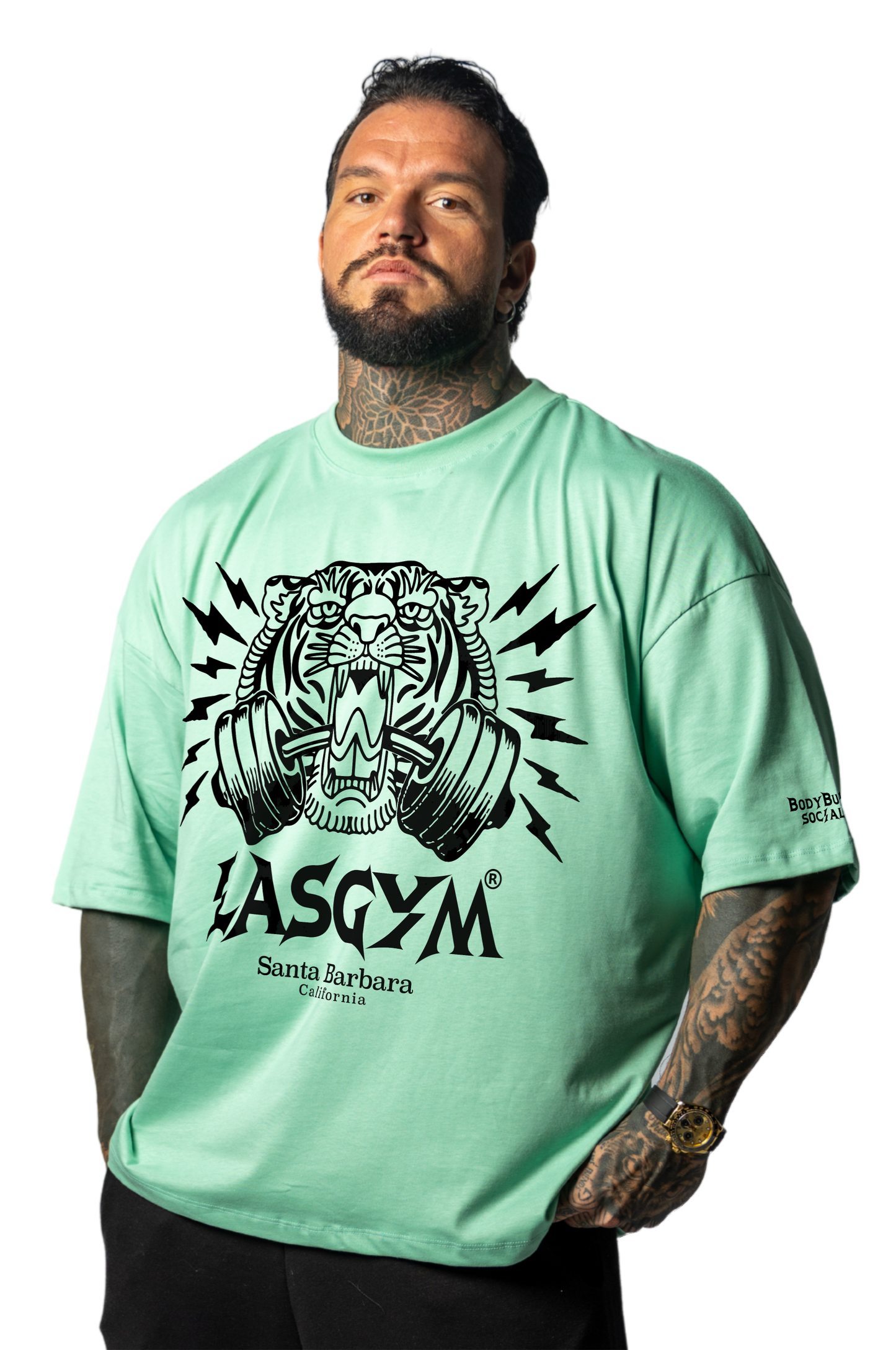 T-shirt S.Over Silverlake BLACK