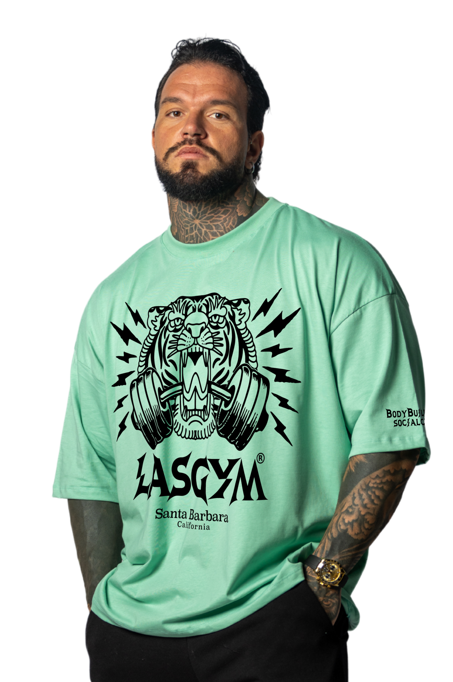 T-shirt S.Over Silverlake BLACK