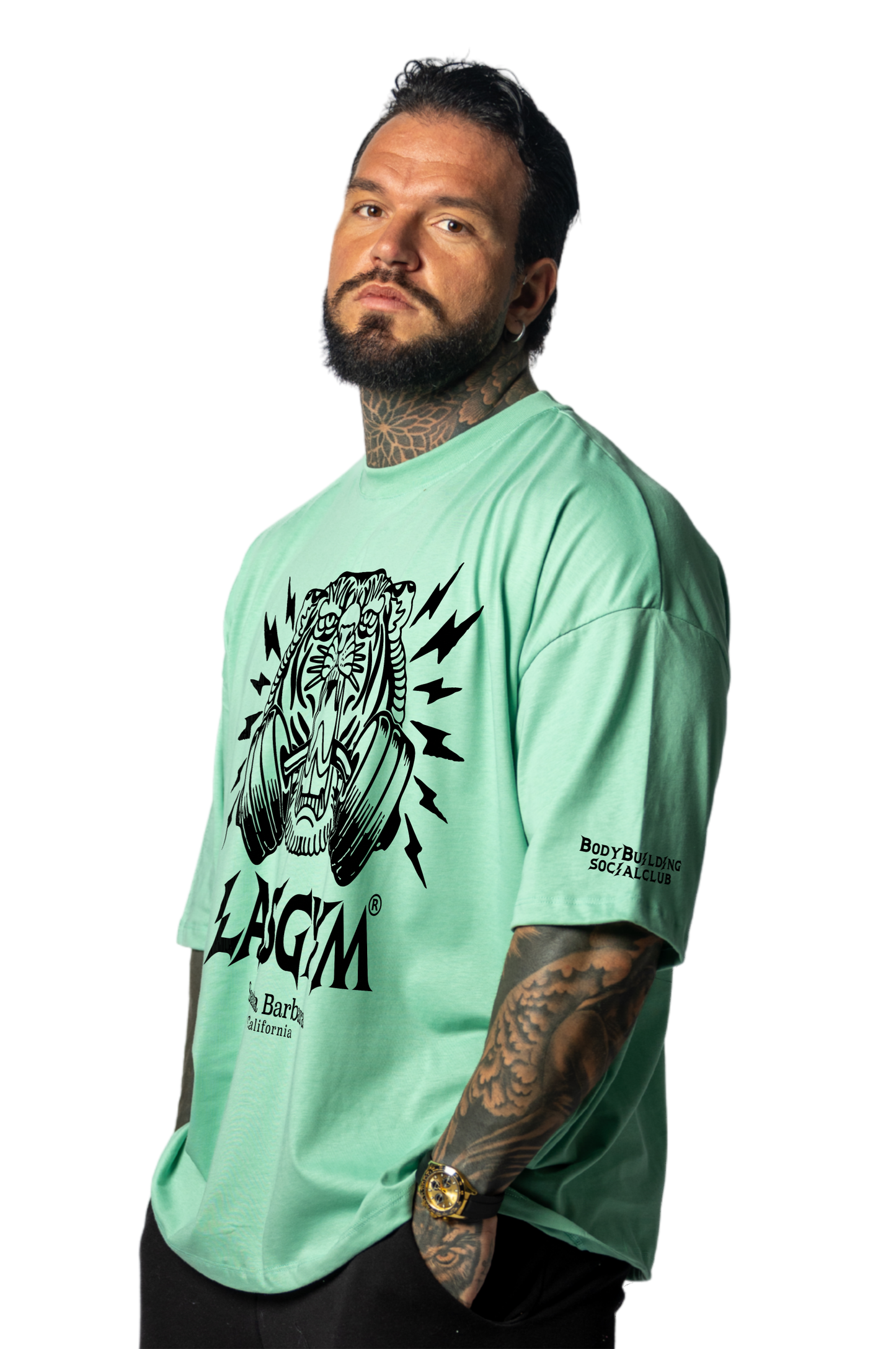 T-shirt S.Over Silverlake BLACK