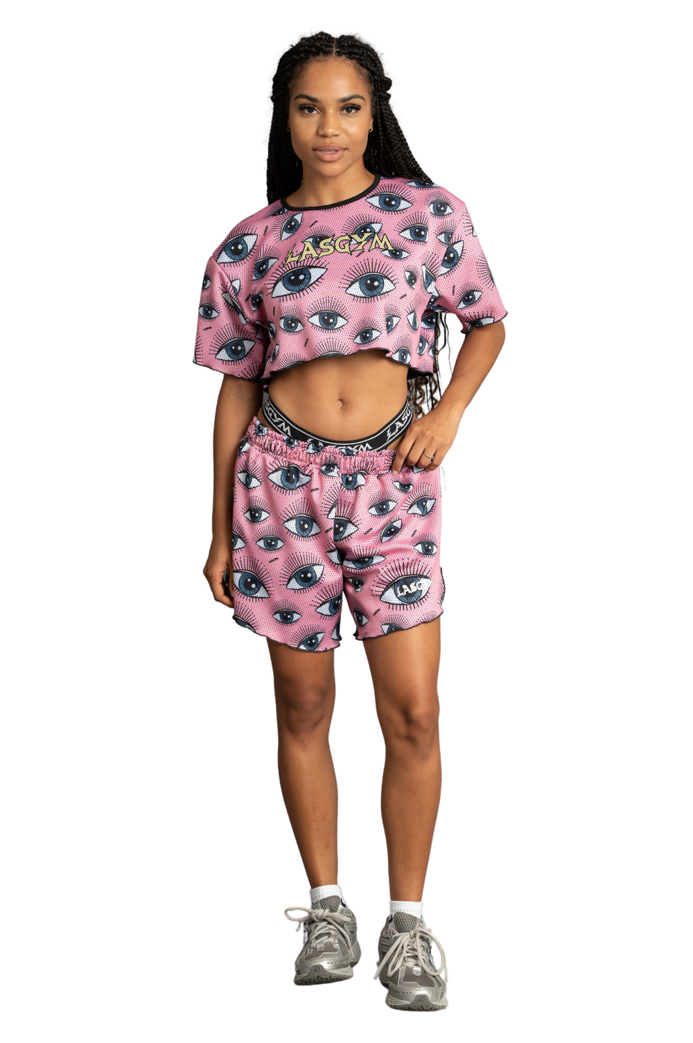 KENDALL EYES CROP T-SHIRTS