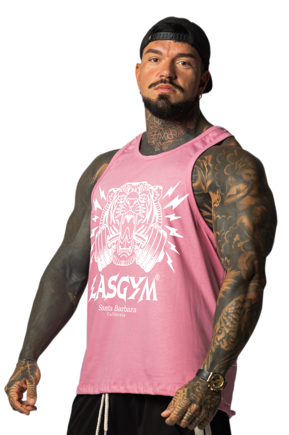 Camiseta sin mangas al atardecer