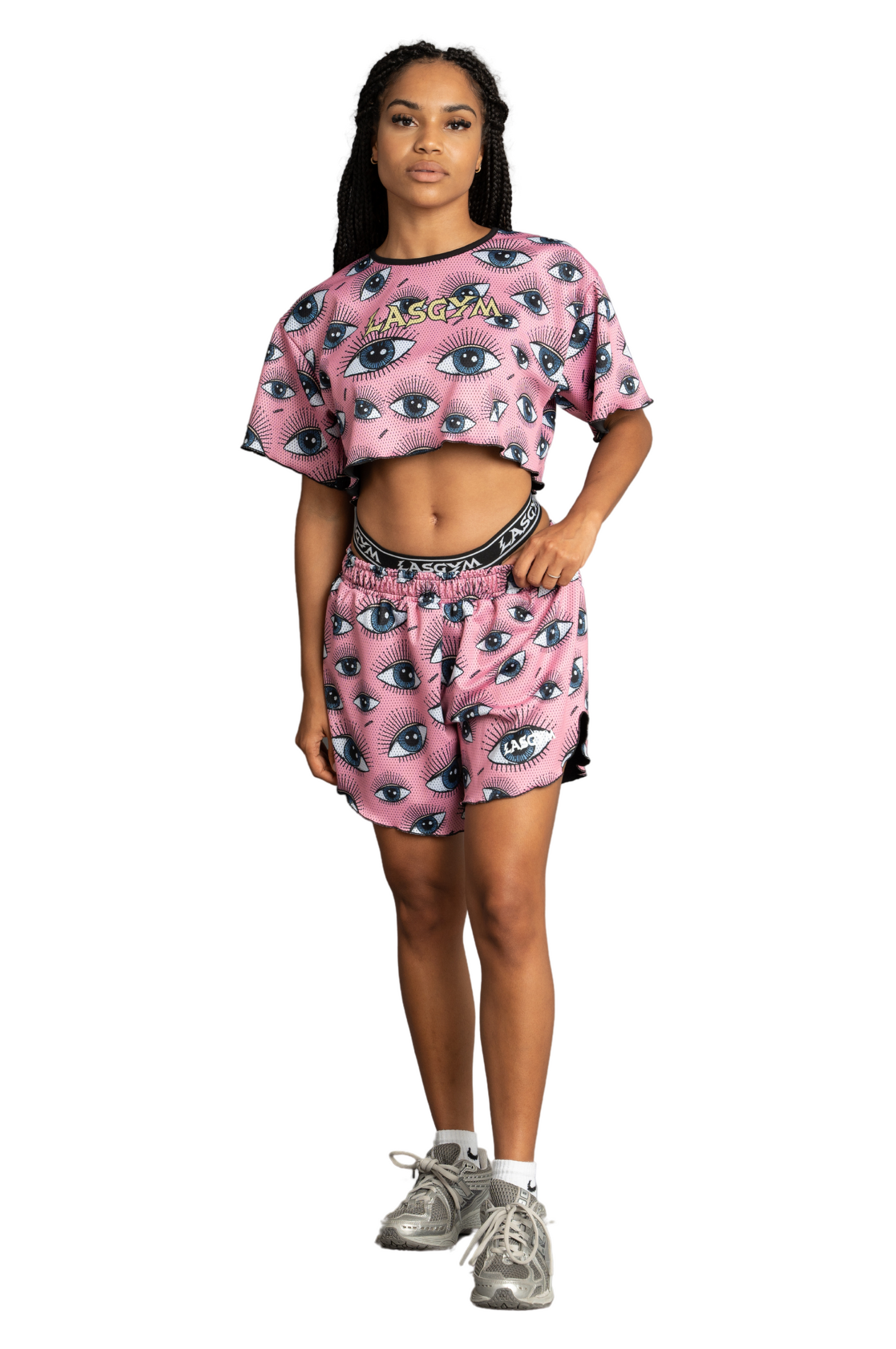 KENDALL EYES CROP T-SHIRTS