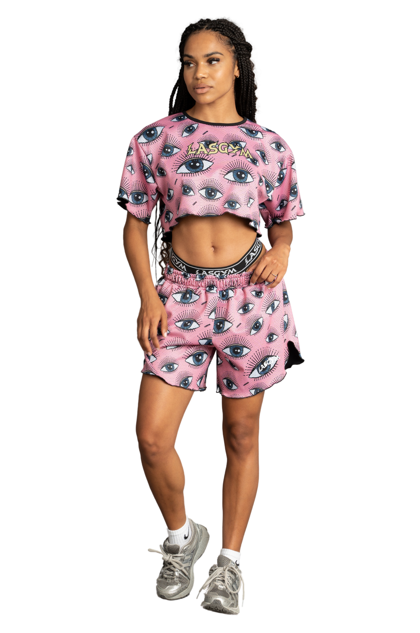 KENDALL EYES CROP T-SHIRTS