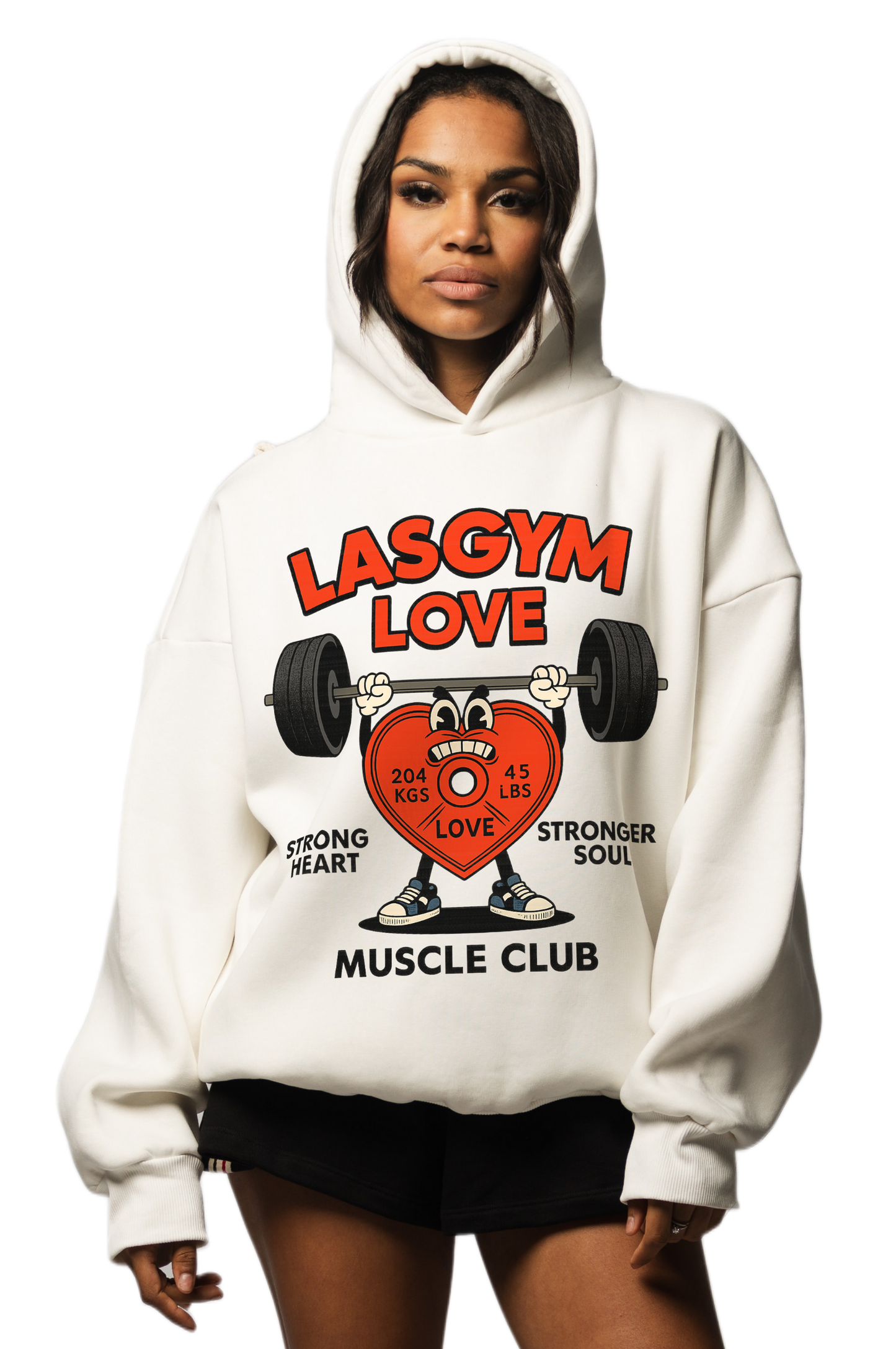 Felpa INVERNALE Oversize LASGYM LOVE