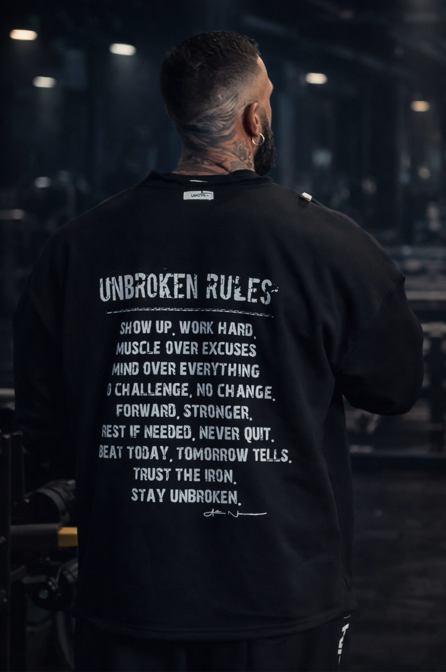 T-shirt Felpa UNBROKEN RULES