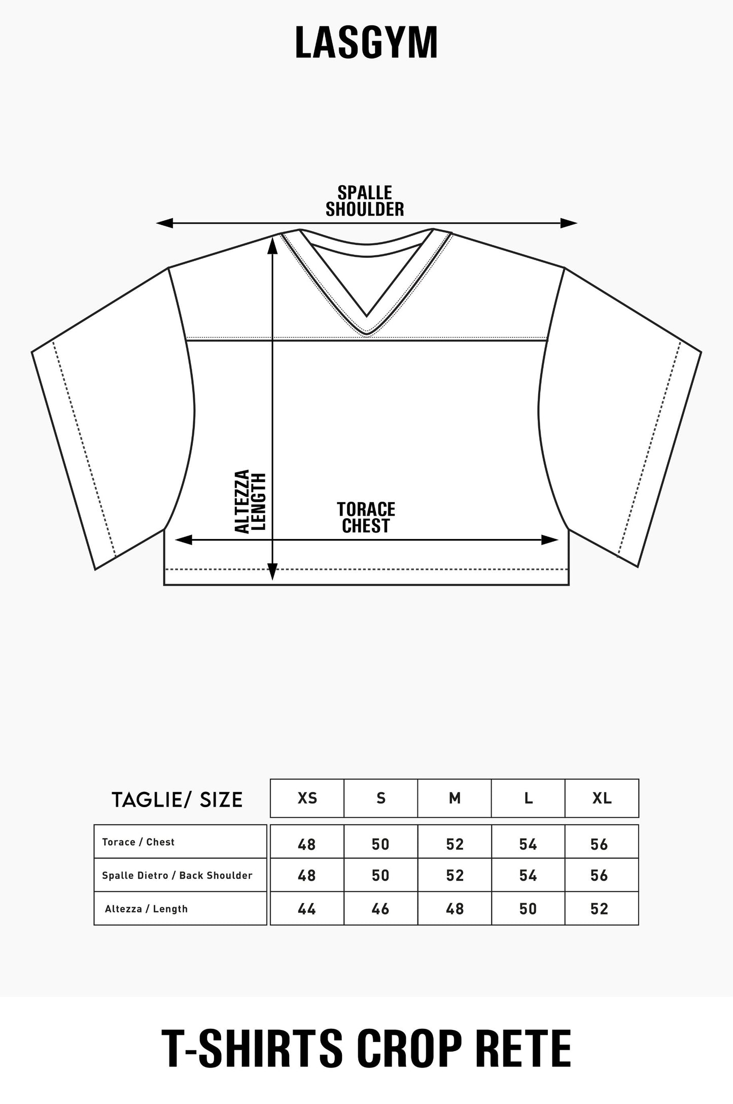 T-shirts Crop Rete Star