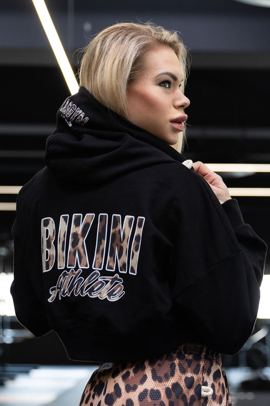 Felpa Crop Cappuccio Over Bikini Athlete
