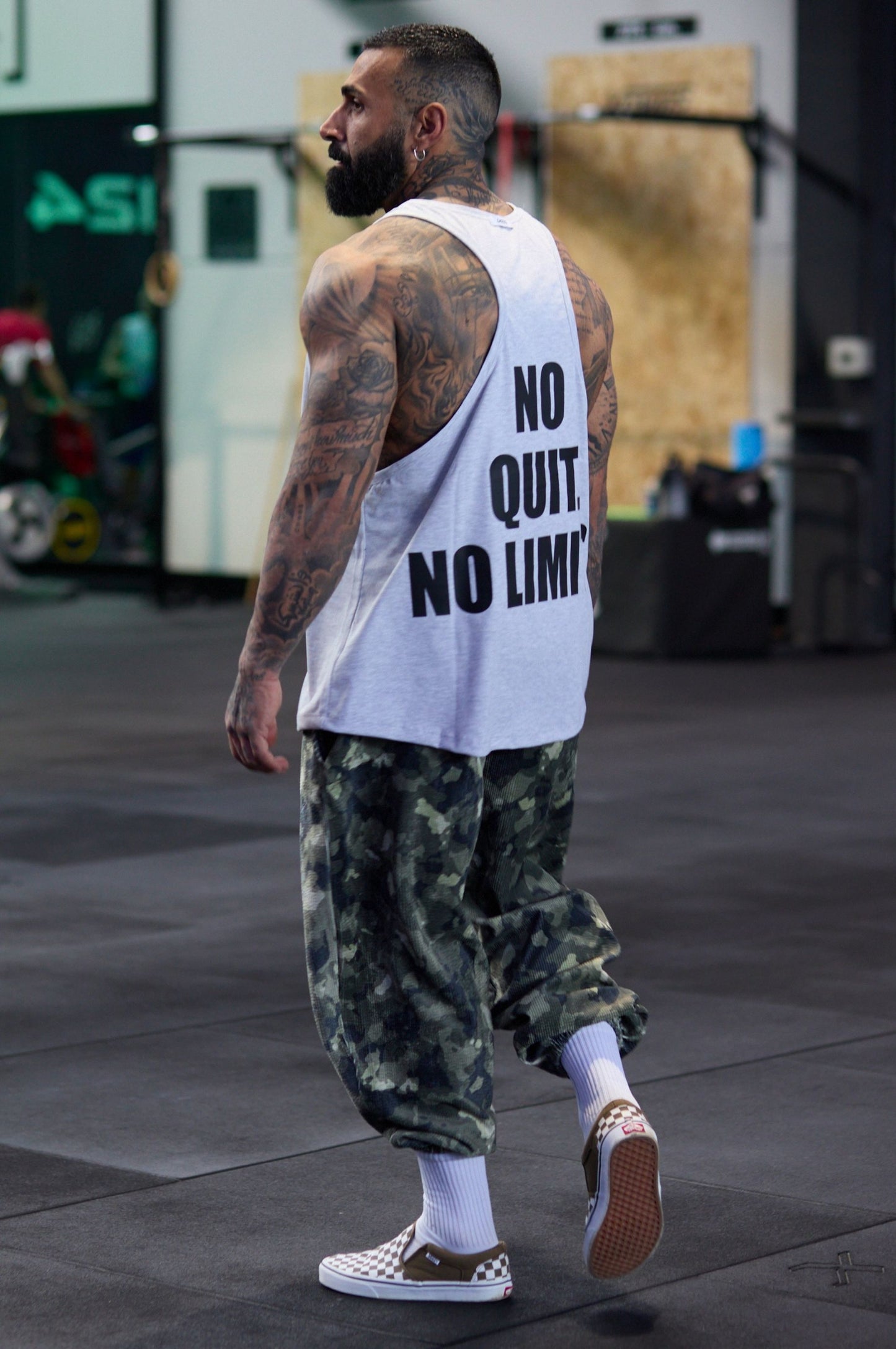 Pantalone Over Blackout Mimetic