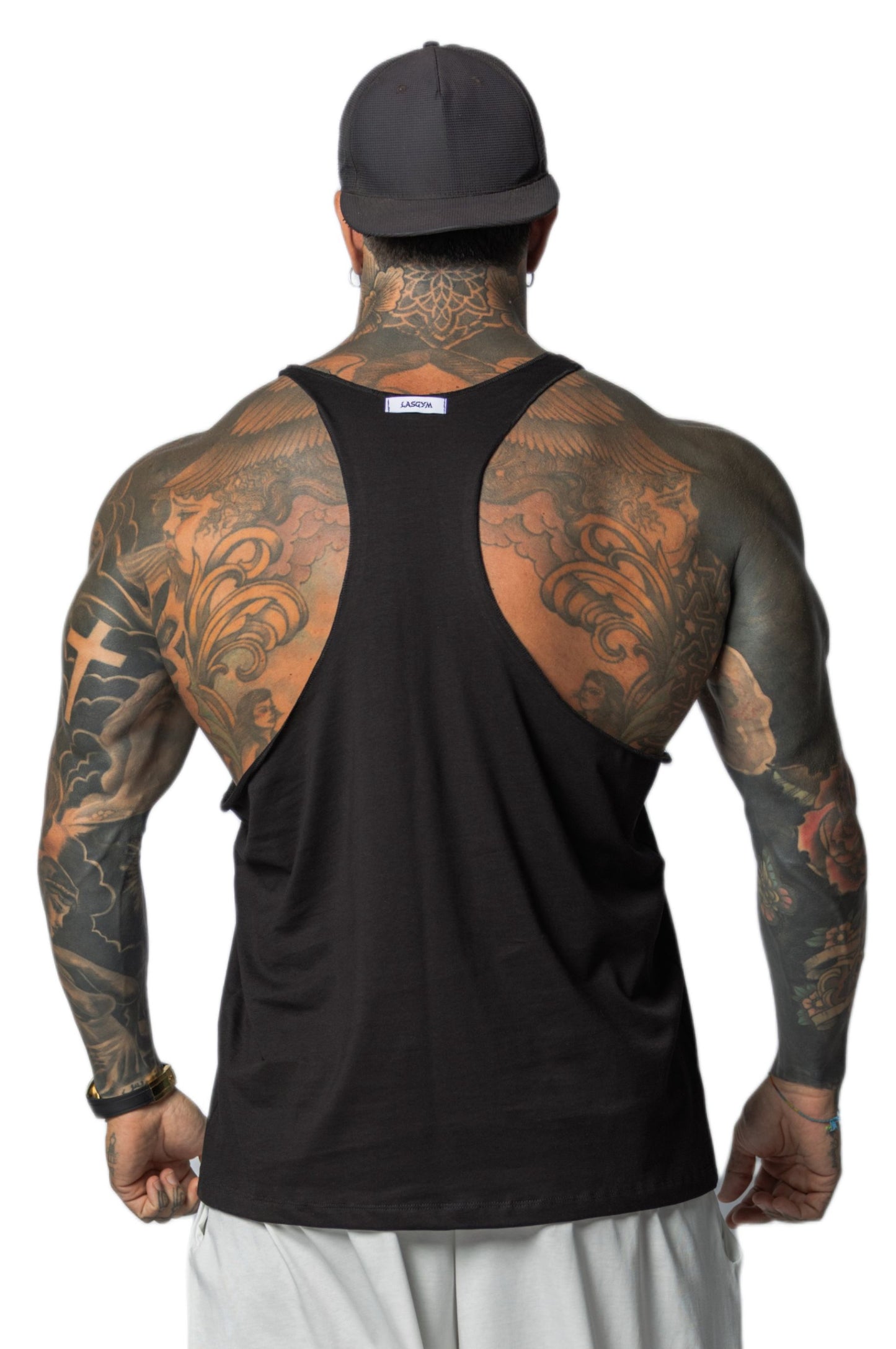 Camiseta sin mangas al atardecer