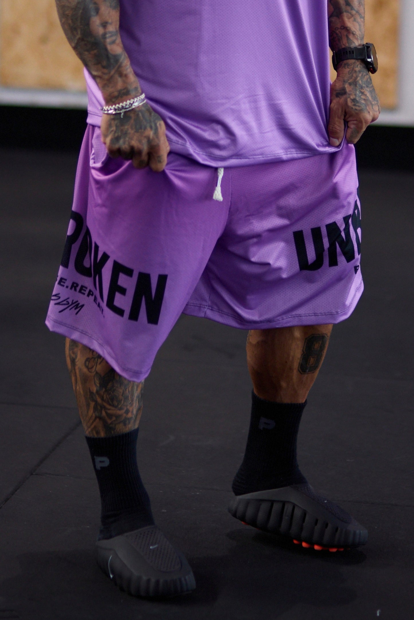 Shorts Over Performance Degradè Unbroken