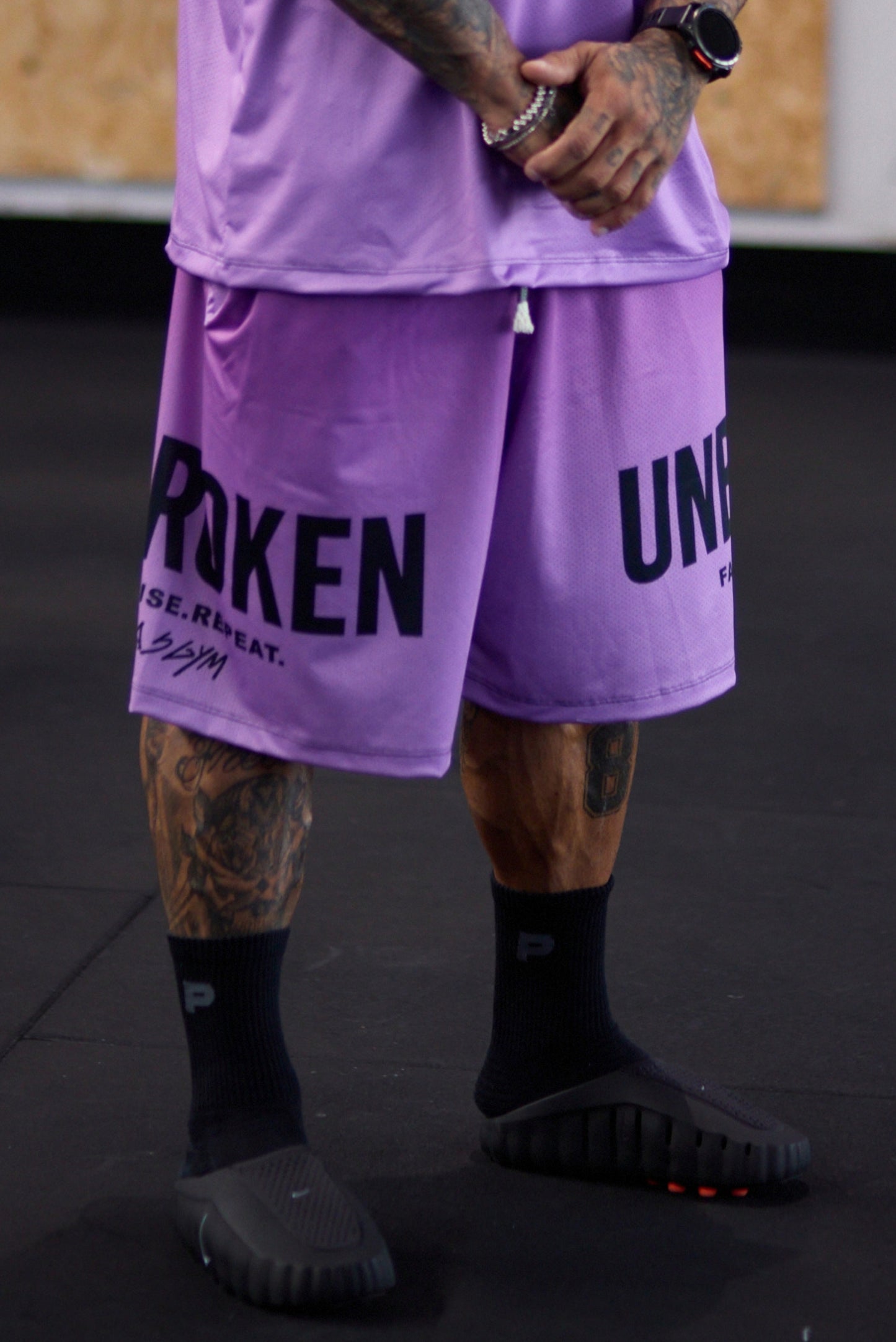 Shorts Over Performance Degradè Unbroken
