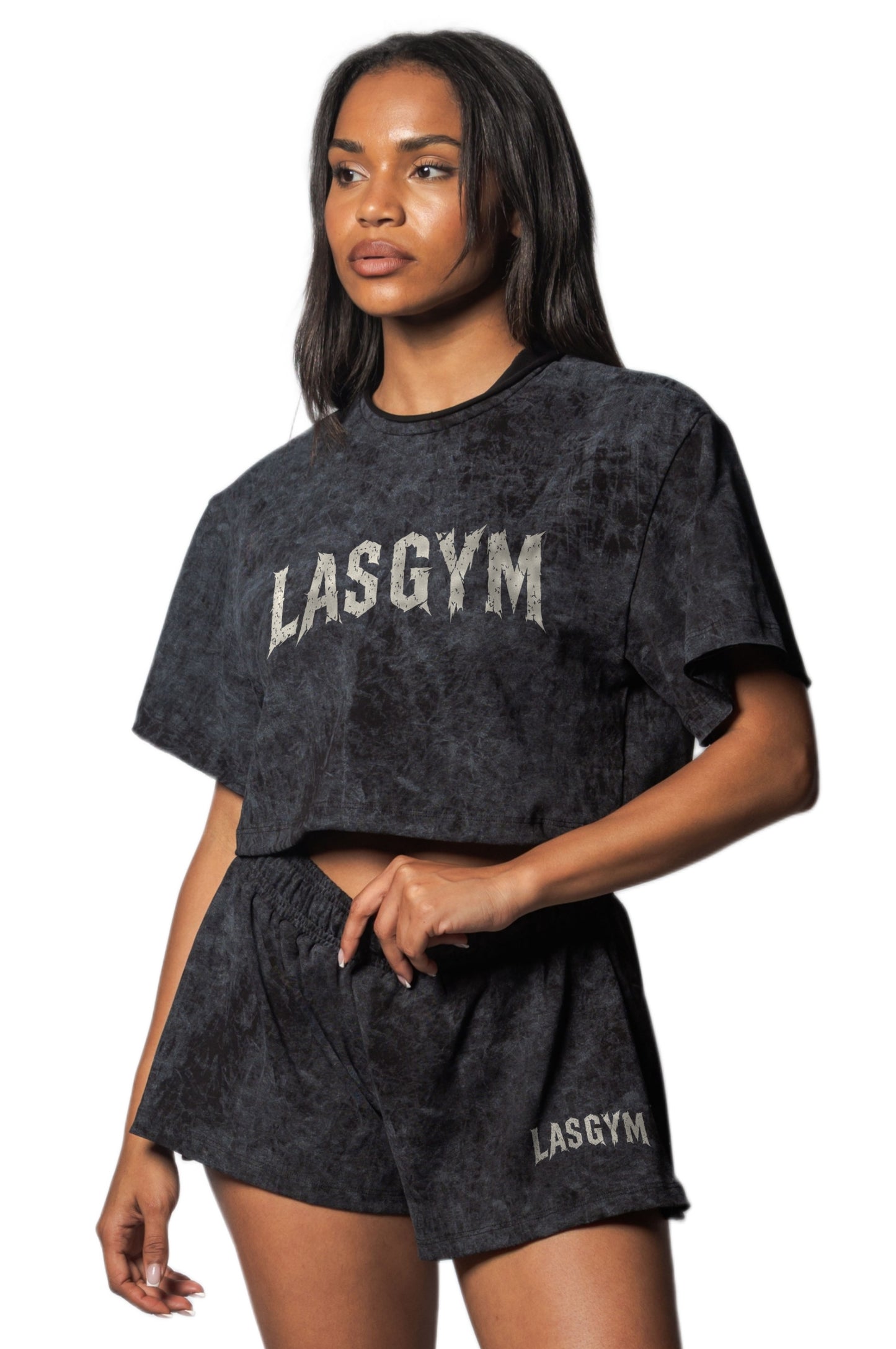 T-shirt Crop Delavè Classic