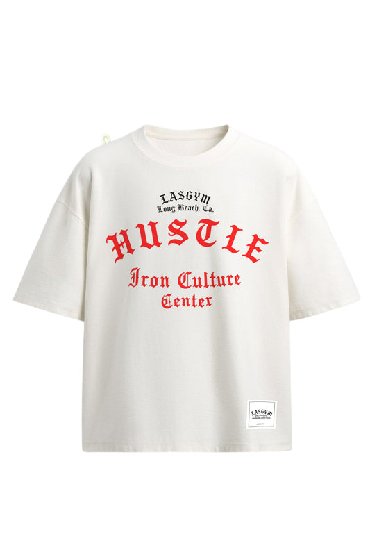 T-shirt S.Over Premium Hustle Ghotic White