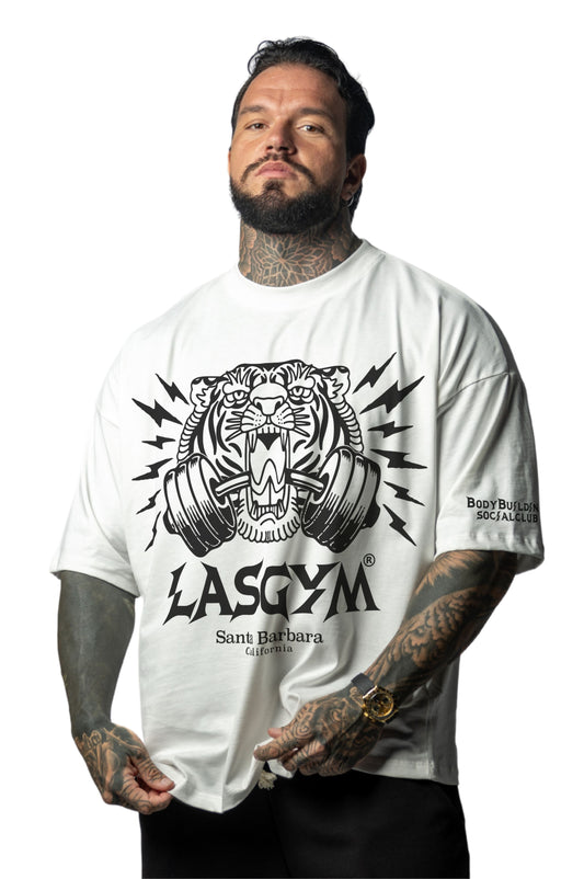 T-shirt S.Over Silverlake Man Black Bianco