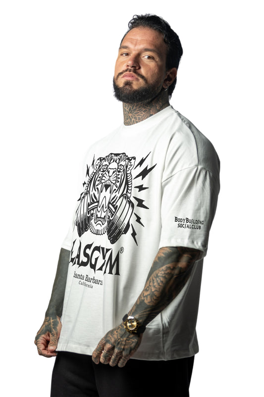 T-shirt S.Over Silverlake Man Black Bianco