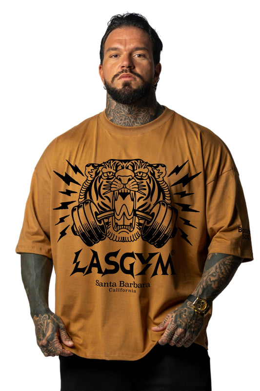 T-shirt S.Over Silverlake Man Black Cammello