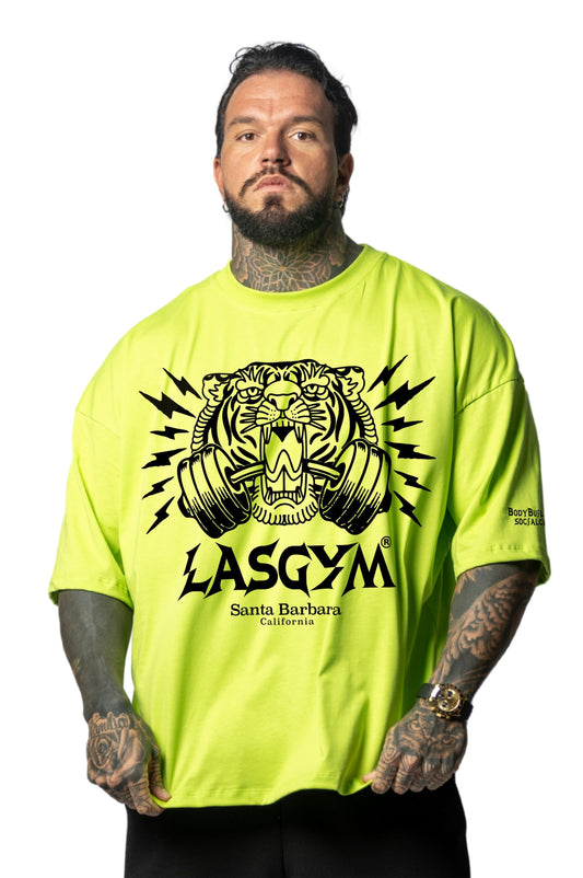 T-shirt S.Over Silverlake Man Black Lime