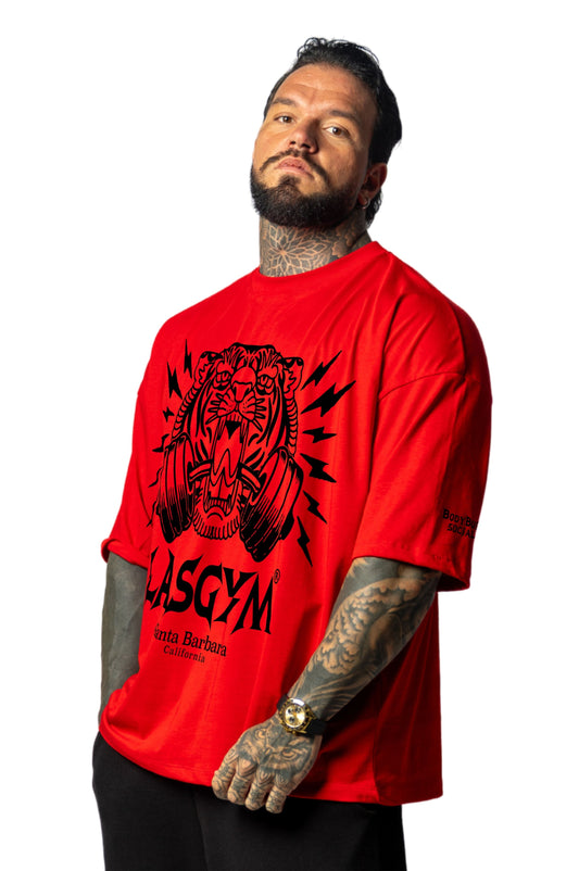 T-shirt S.Over Silverlake Man Black Rosso