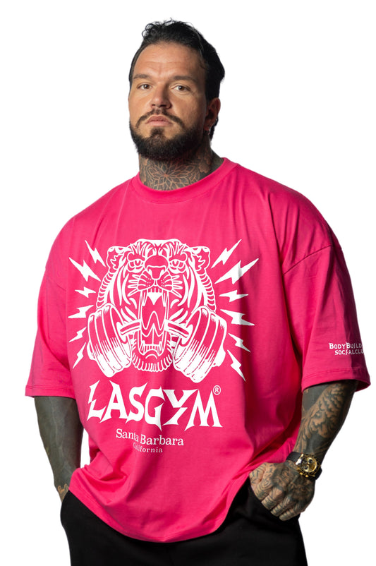 T-shirt S.Over Silverlake Man Fuxia