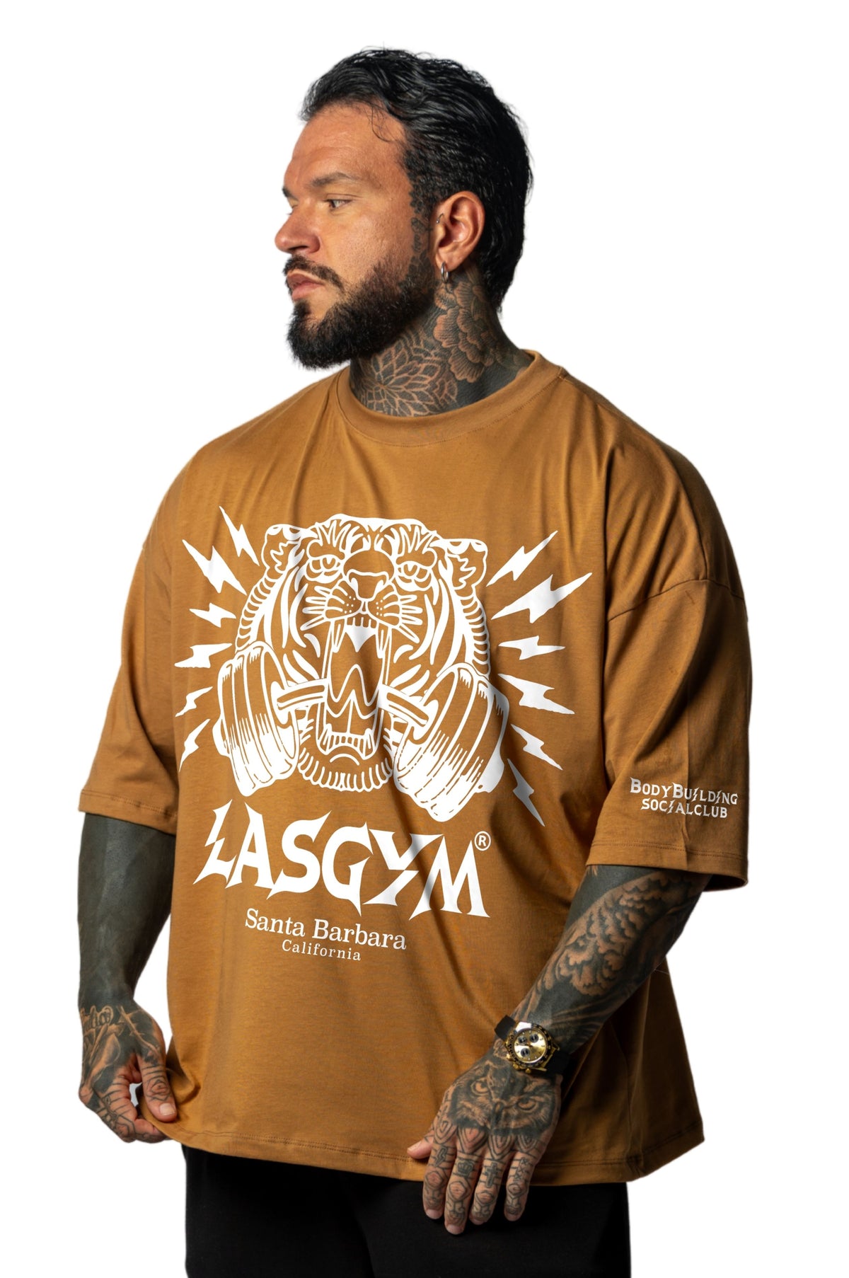 T-shirt S.Over Silverlake Man Cammello
