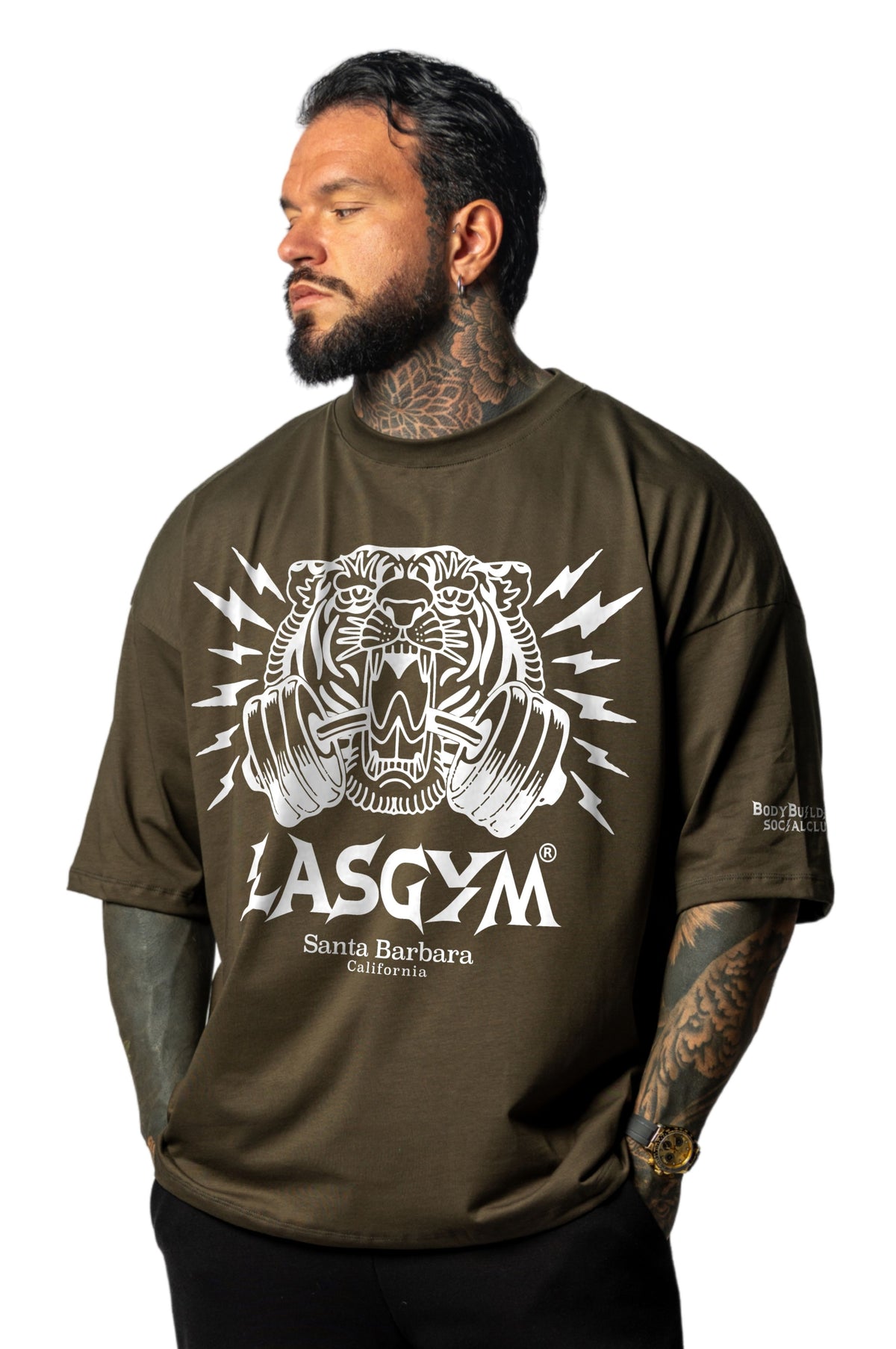 T-shirt S.Over Silverlake Man Militare