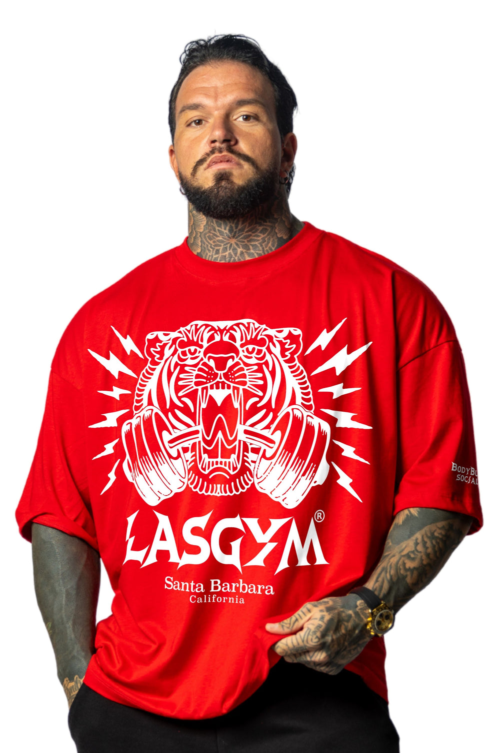 T-shirt S.Over Silverlake Man Rosso