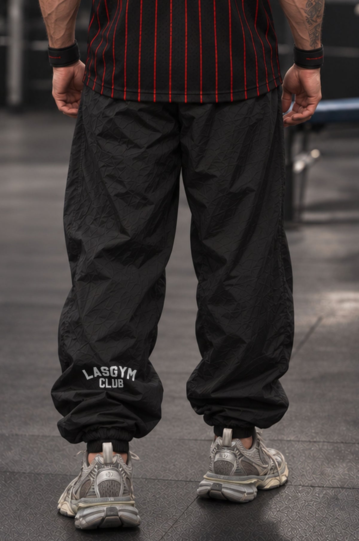 Pantalone Over Vintage College Black