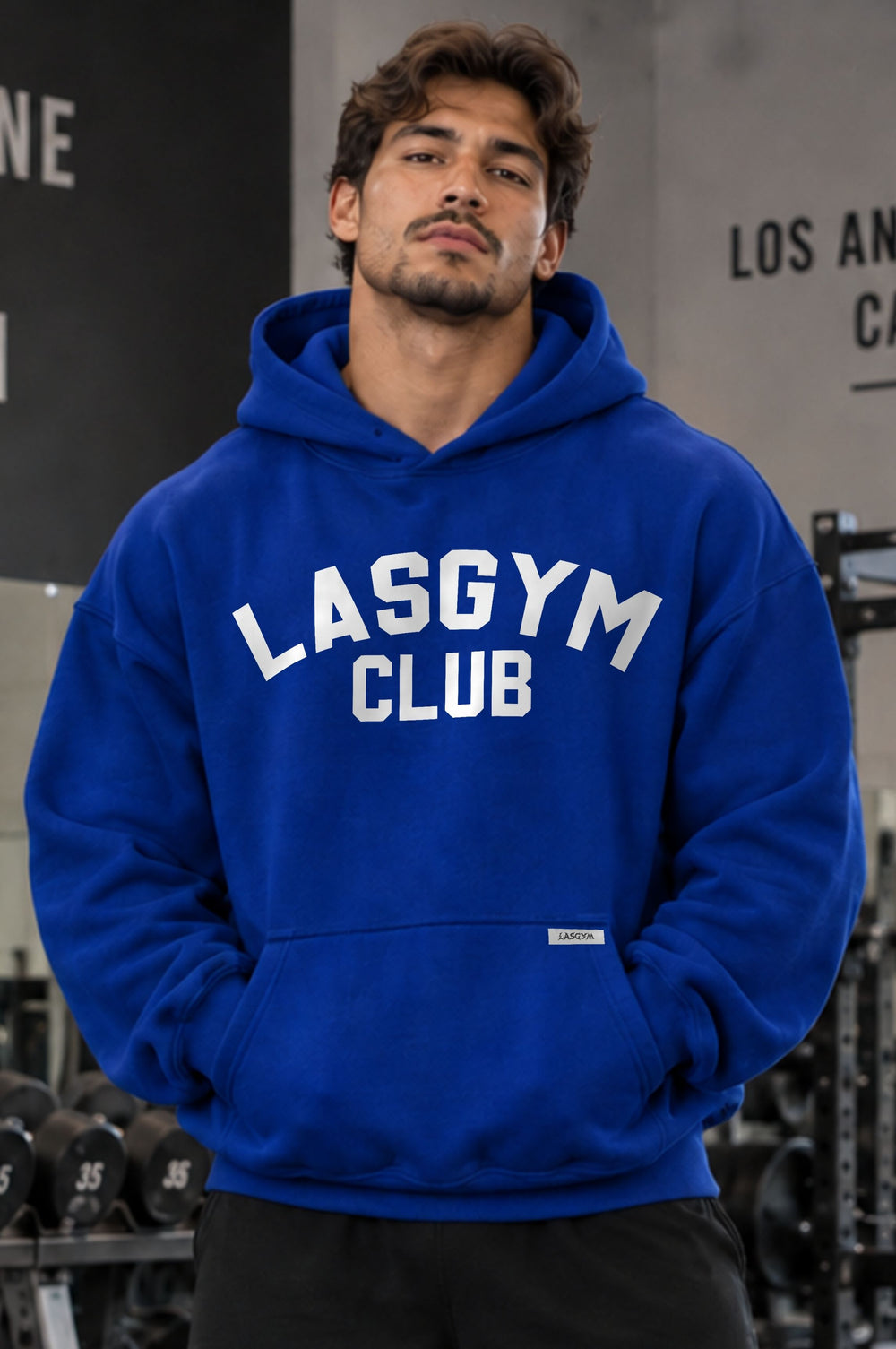 Felpa Cappuccio Lasgym Club Royale