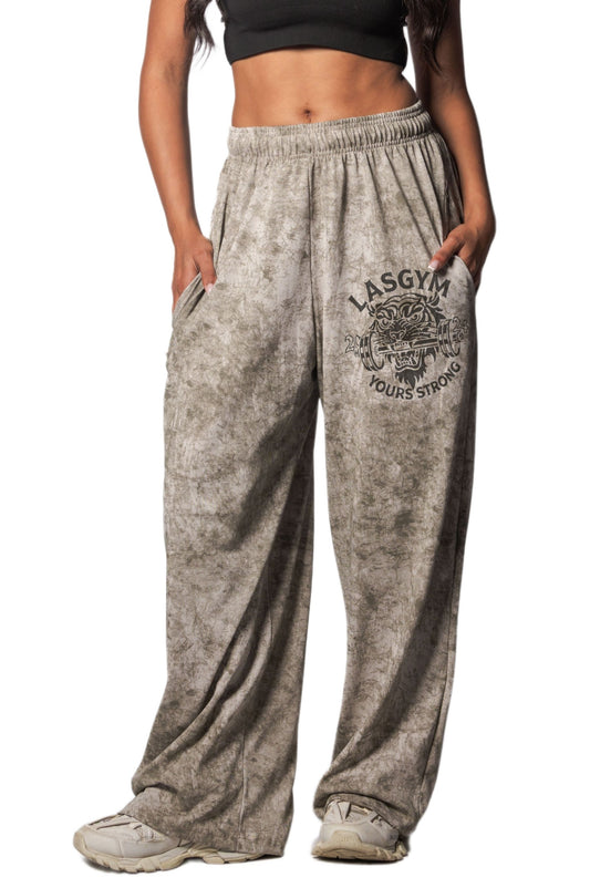 Pantalone Baggy Delavè Your Strong Sabbia