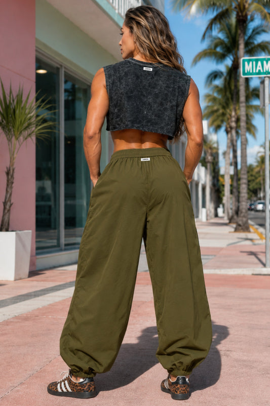 Pantalone Over Vintage Stripe