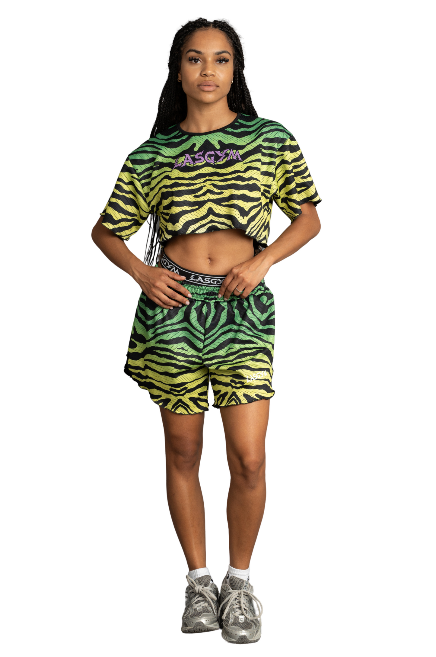 SHORTS QUINN ZEBRA VERDE