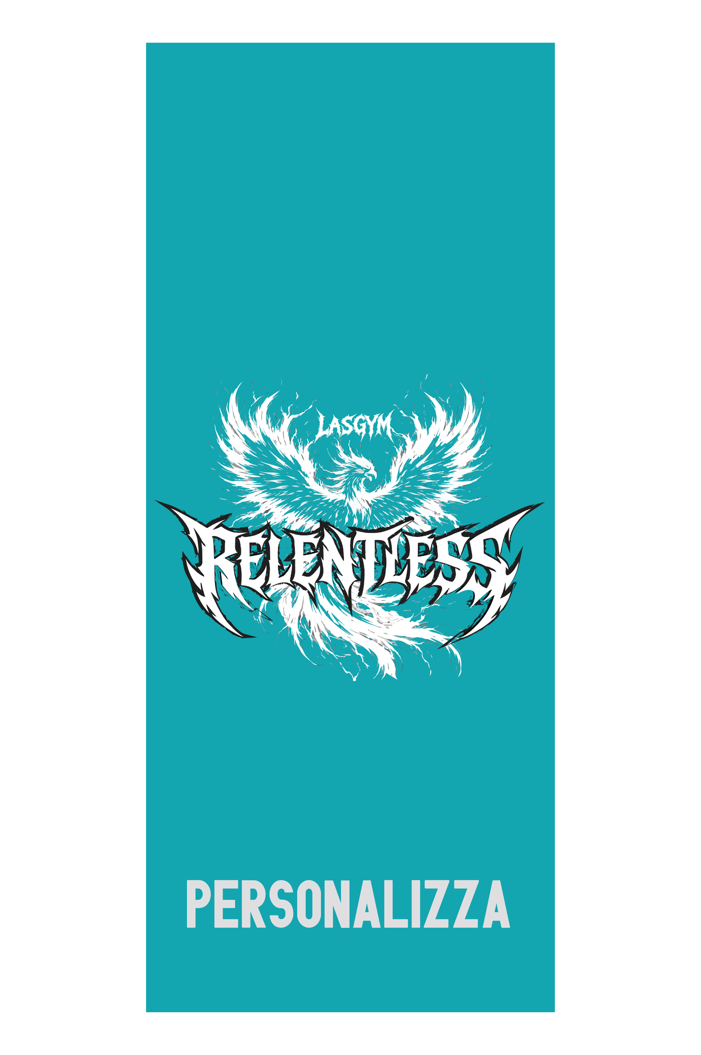 GYM TOWEL relentless Personalizzabile