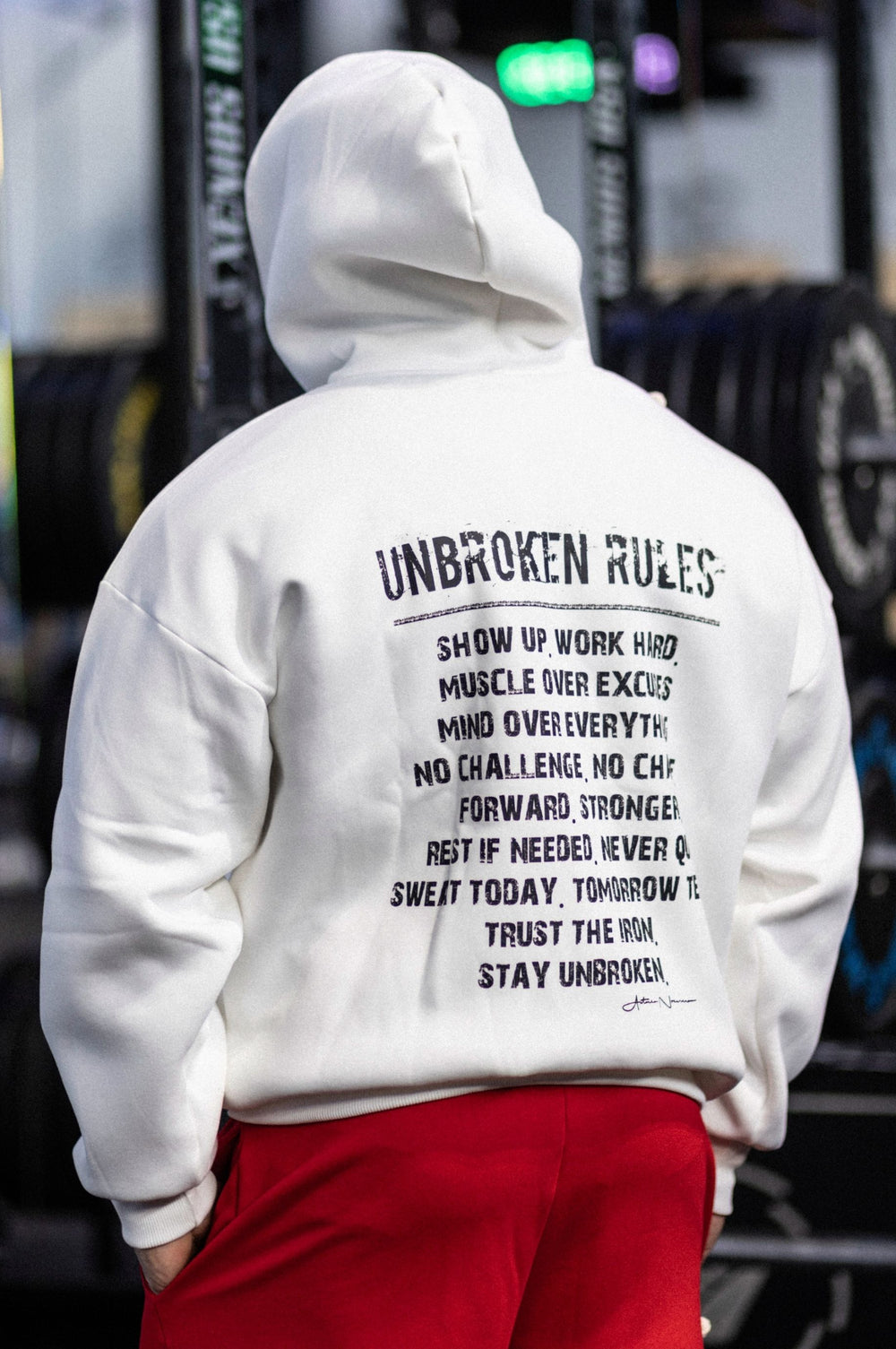 Felpa con Zip UNBROKEN RULES